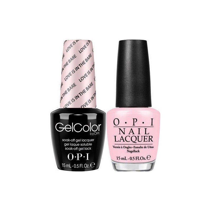 Opi The Perfect Pair Lac Duo -Love Is In The Bare &GC 15ml+15ml