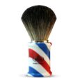 Omega Black Badger “Barber Pole” Shaving Brush 6736