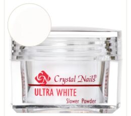 Crystal Nails Acrylic, Ultra White Slower Powder 17gr