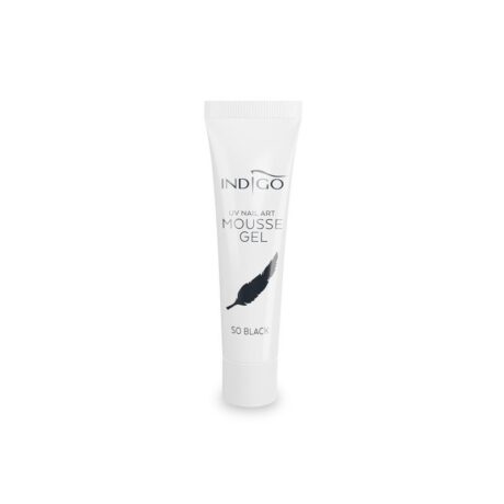 Indigo Uv Nail Art Mousse Gel So Black 4 ml