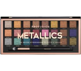 PROFUSION COSMETICS EYESHADOW PALETTE & BRUSH