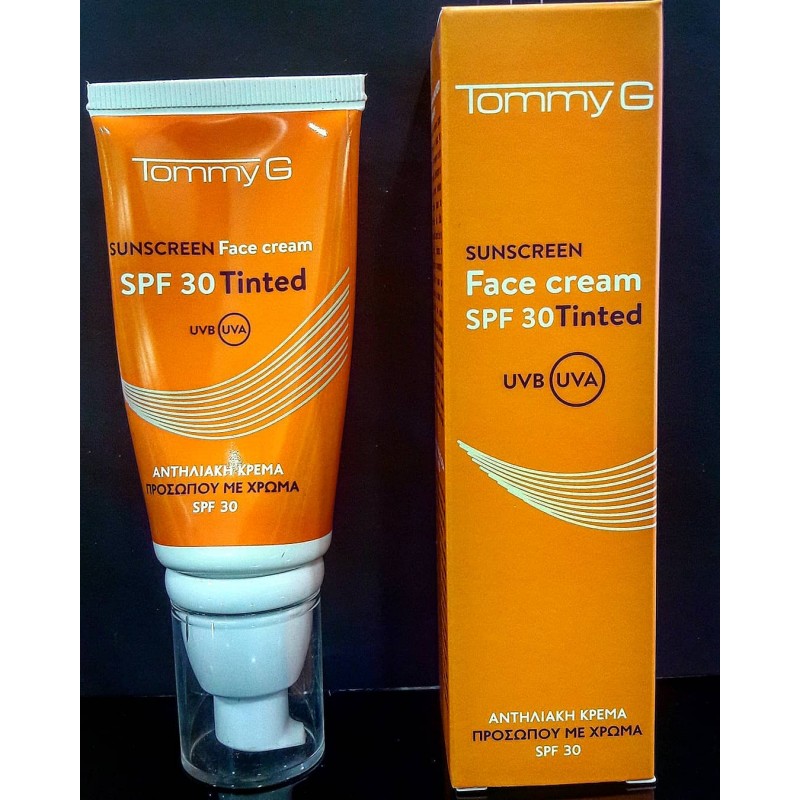 Sunscreen Face Cream 30 SPF Tinted Tommy G Studio Design Center