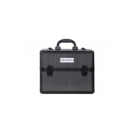 Επαγγελματική βαλίτσα αλουμινίου μαύρο glitter