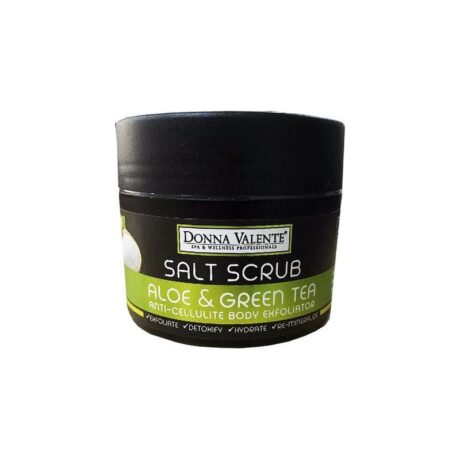 Donna Valente Salt Scrub Aloe & Green Tea 250gr