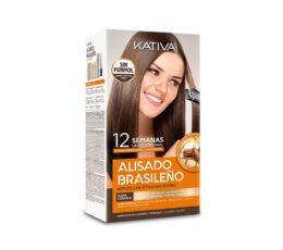 Kativa Alisado Brasileno Straightening Kit (Shampoo 35ml, Conditioner 35ml & Mask 100ml)