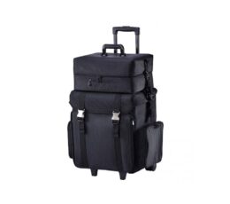 Kiota - Τροχήλατη Επαγγελματική βαλίτσα ομορφιάς 3 in1 BlackCanvas Soft Sided Collection High Quality