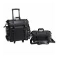 Kiota – Τροχήλατη Επαγγελματική βαλίτσα ομορφιάς 3 in1 BlackCanvas Soft Sided Collection High Quality