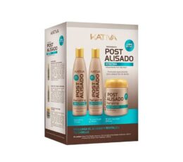 Kativa Straightening Post Treatment Kit (Shampoo 250ml & Conditioner 250ml & Treatment 250ml)