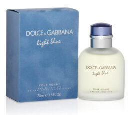 Light Blue Pour Homme Dolce Gabbana Edt Spray 25 Oz 75 Ml M 3423473020509