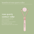 Ecotools Face Massage Roller Rose Quartz Contour Roller